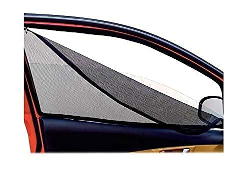 DS ENTERPRISE Car Window Magnetic/Zipper Sun Shade/Curtain for Honda Elevate All Models  Black Colour (Pack of 4)