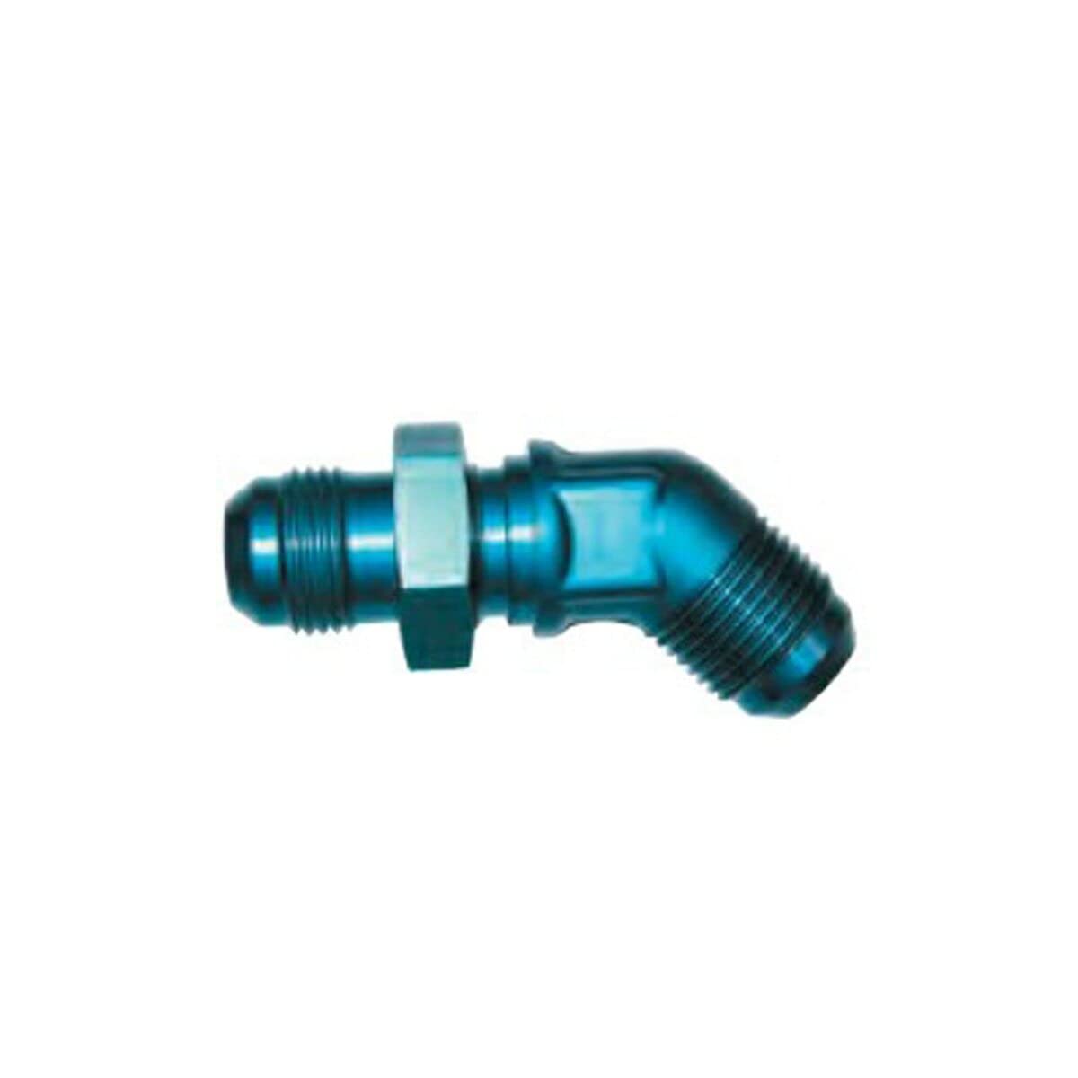 -6An Blk 45 Degree Bulkhead Flare