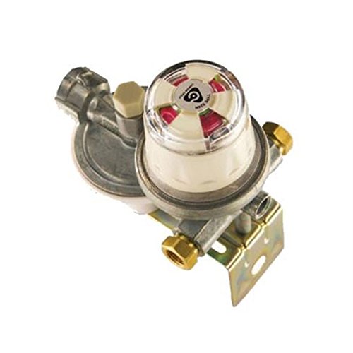 Cavagna Kosan 924N RV Auto Changeover Regulator with 'L' Bracket - Aluminum, Model 52A8900010