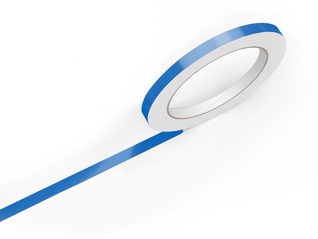 3M 50 Azure Blue Gloss Vinyl Pinstriping Tape - Vinyl Striping Lines Stickers, Striping (1In X 150Ft Roll)