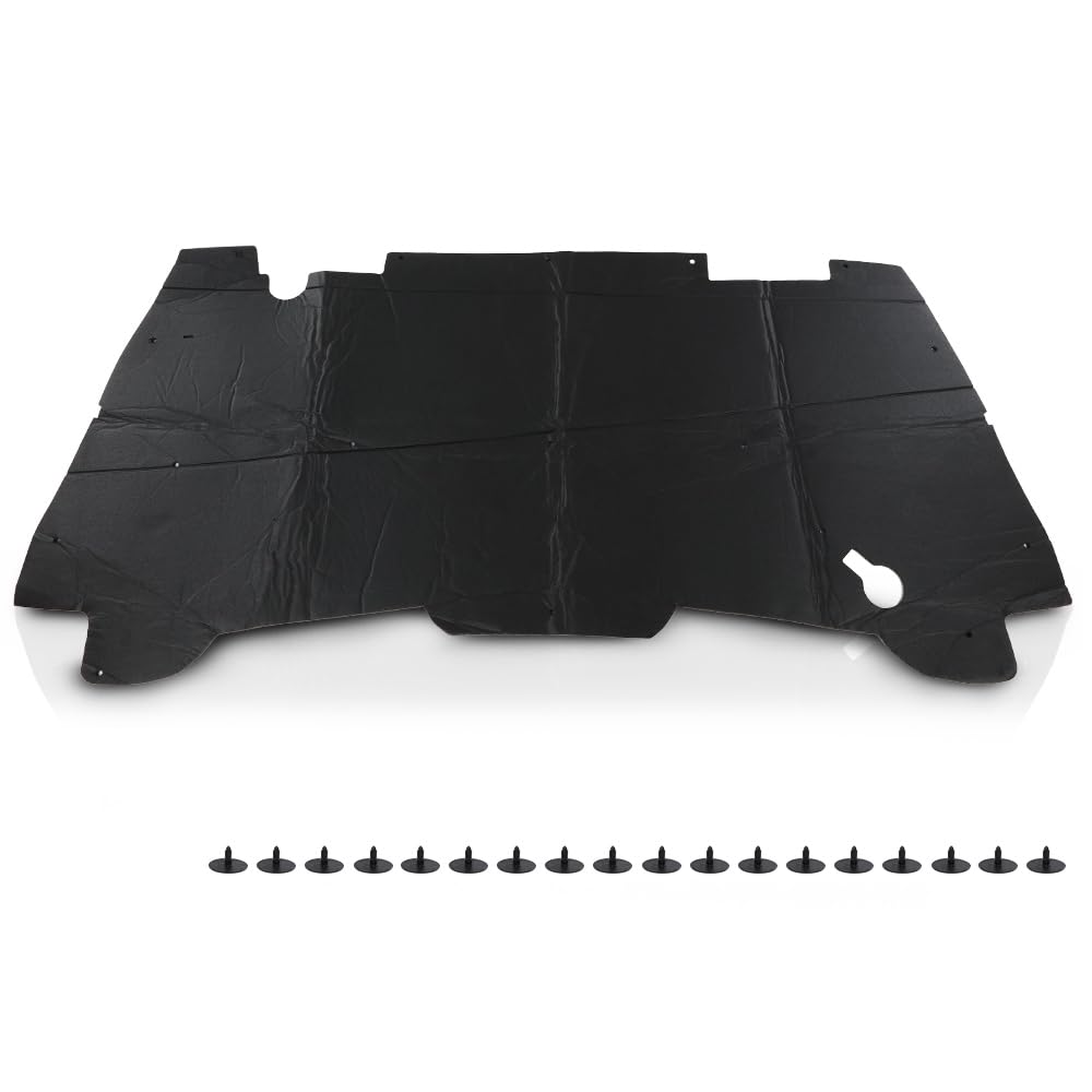LQI Hood Insulation Pad with Clips Compatible with Dodge Ram 1500 1994-2001, Not Fit Durango Or Dakota, Not Fit for Diesel
