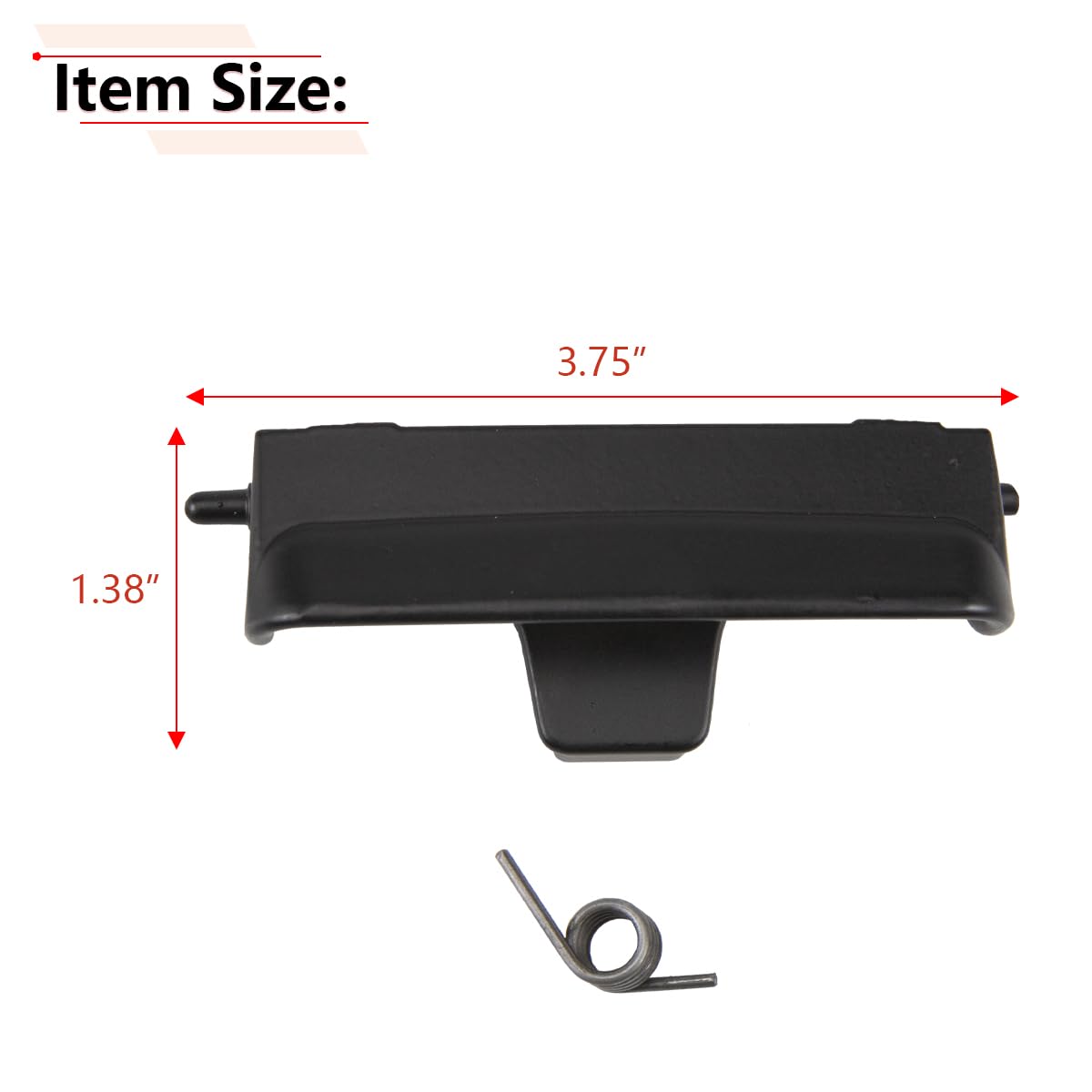 RLB-HILON Metal Center Console Latch Compatible with Acura RDX 2013 2014 2015 2016 2017 2018 Year, for 83417TX4A01,Same Spring a