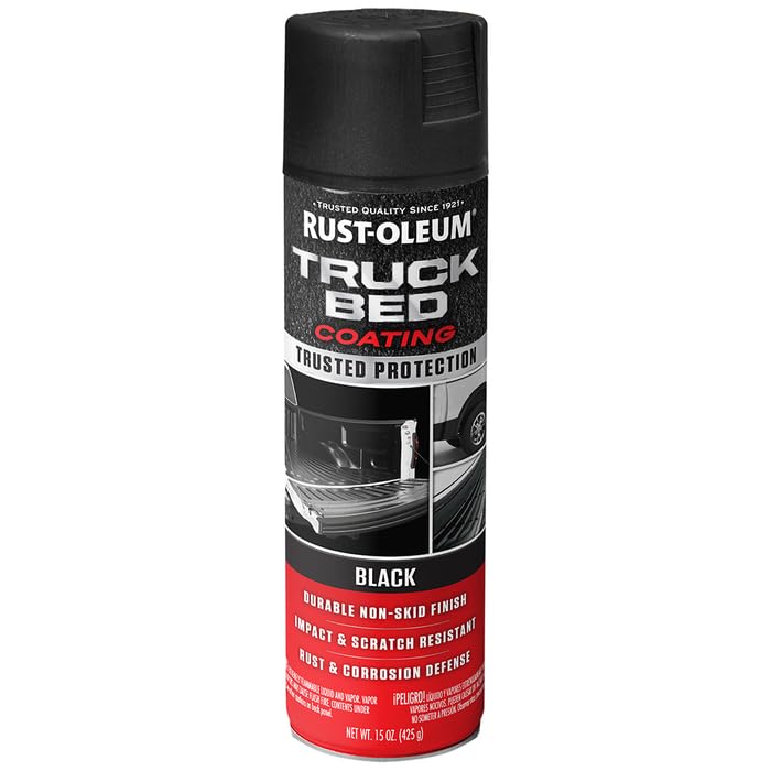 RustOleum 6Pack of 15 oz Brands 248914 Black Automotive Truck Bed Coating Spray
