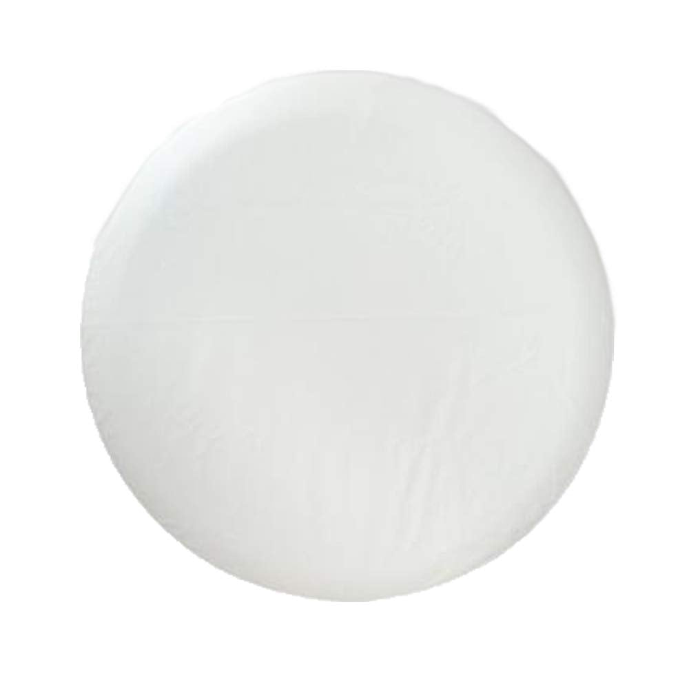 Comily Plus+ 17Inch Universal Pvc Spare Tire Wheel Cover Waterproof Dustproof Protector-Plain White(17'' For Diameter 31.6''-32.