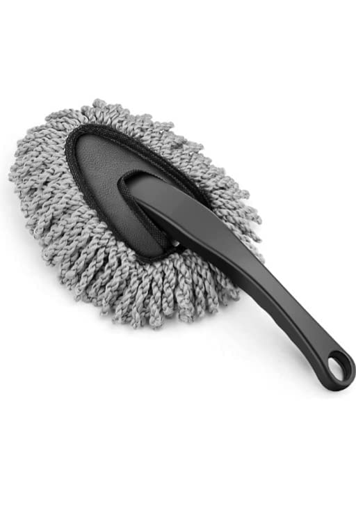 Chidakash Mini Microfiber Duster Interior, MultiPurpose Duster Brush With Handle For Car Cleaning & Household