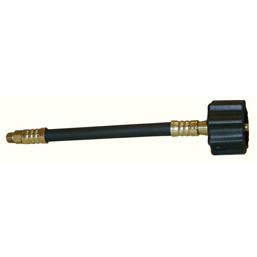 Marshall Excelsior MER425-48P Flexible Pigtail Hose with Green Female Type 1 Acme Nut x 1/4 Male Inv. Flare - 48, Retail Package