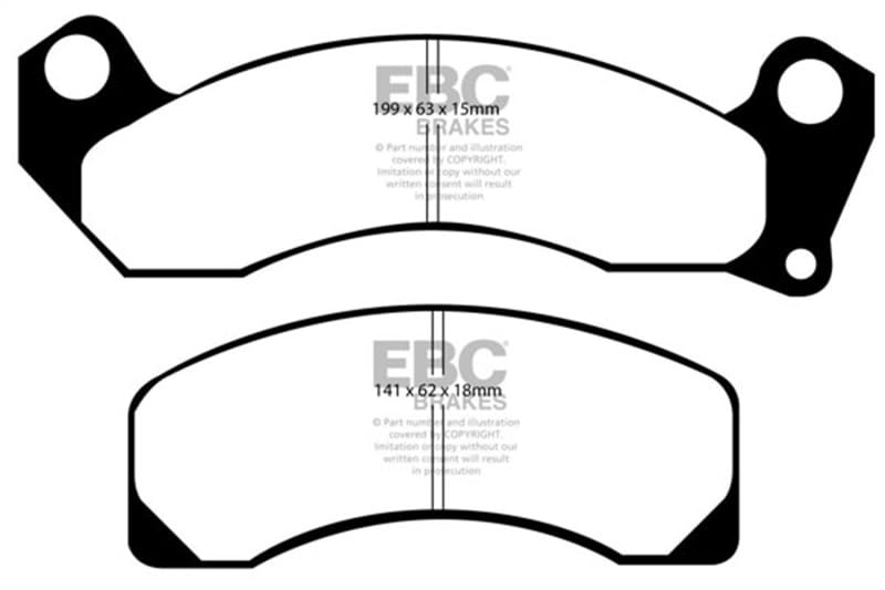 Ebc Brakes Dp31166C Redstuff Ceramic Low Dust Brake Pad