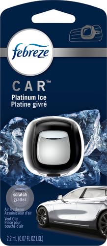 Febreze Platinum Ice Car Air Freshener Vent Clips - 1Ct