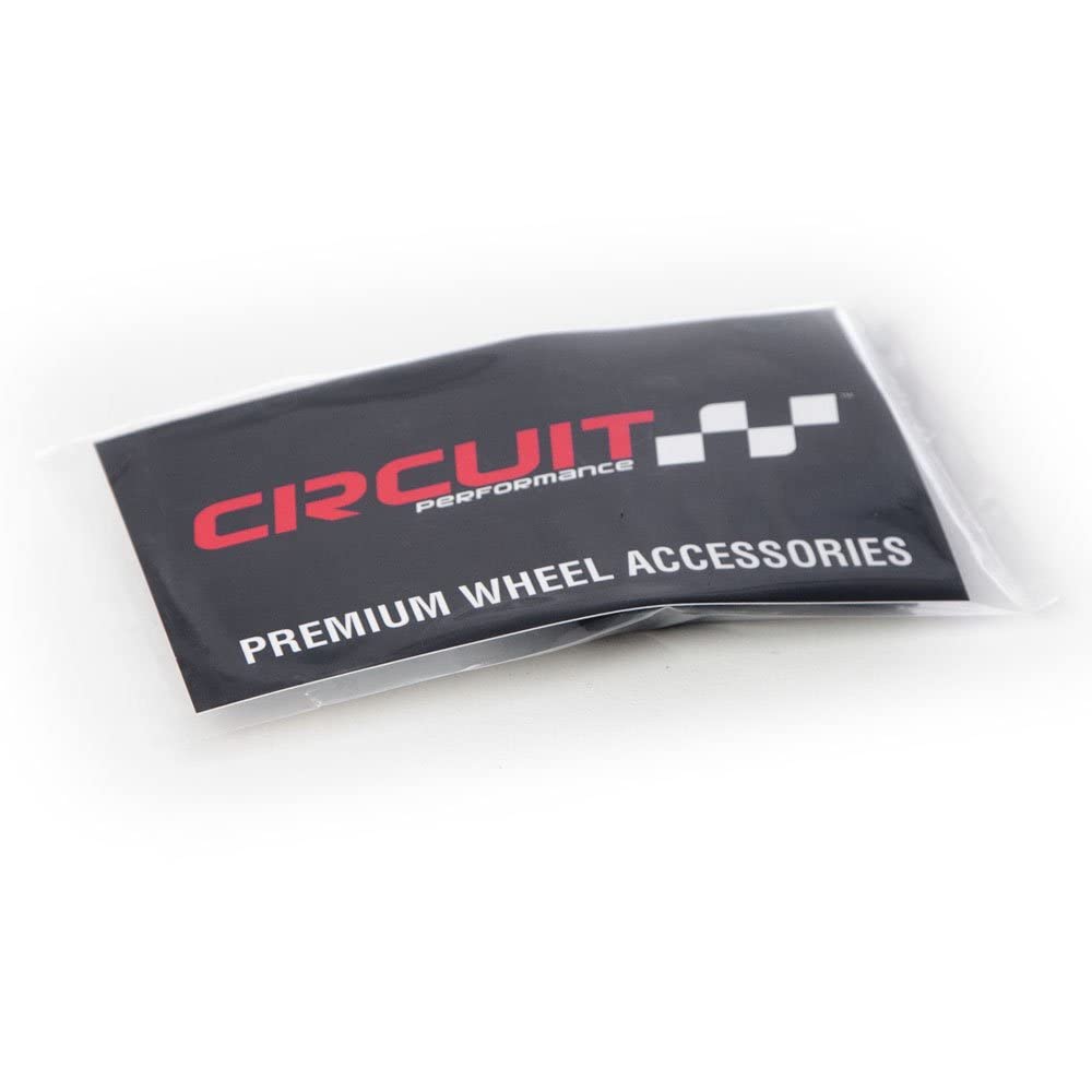 Circuit Performance Vc1 Series Silver Aluminum Valve Stem Caps (Set Of 4)