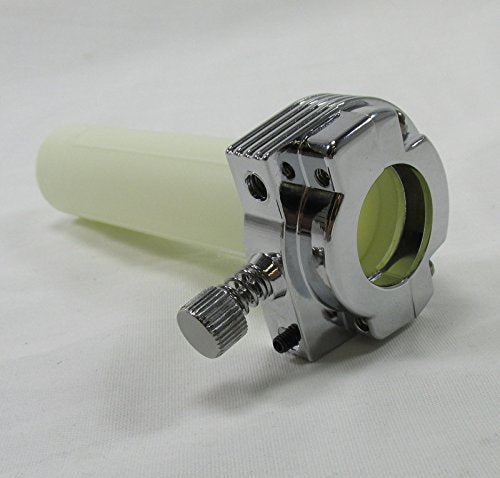 Harley Davidson CHROME OEM style Throttle Controls for us with 1'' Handlebars - Single Cable Clamp - For use with early model FX