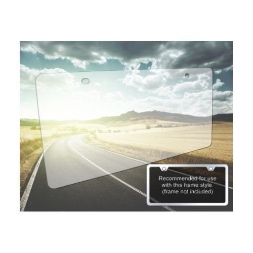 Clear Plexiglass Cover With 2 Holes