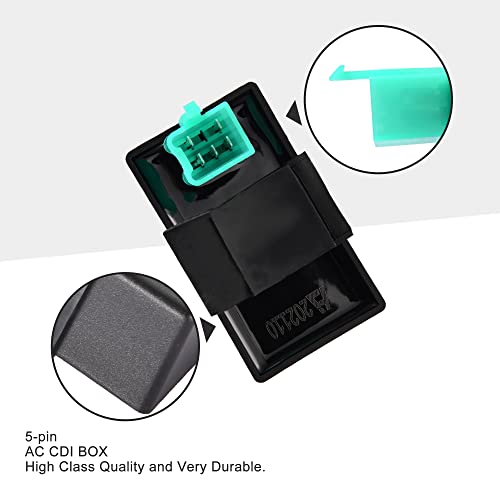 Goofit 5 Pin Ac Cdi Box Unit Replacement For Chinese 50C 70C 90Cc 110Cc 125Cc Horizontal Engine 3125B 3125R 3125Xr8 Ssr Taotao X