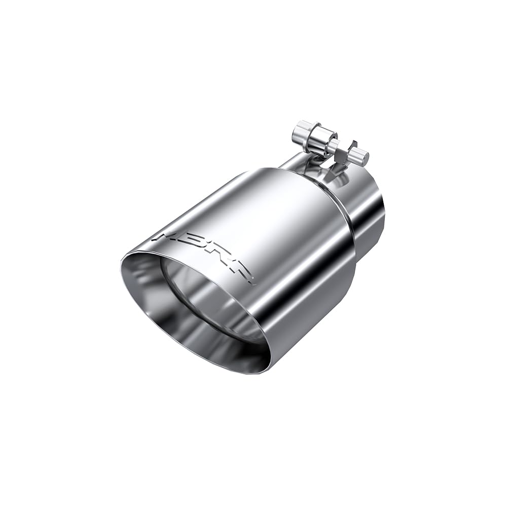 Mbrp T5122 T304 Dual Wall Angled Tip, 4' O.D., 3' Inlet, 8' Length