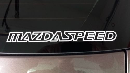 Mazdaspeed Miata Mazda 3 6 Protege Rx8 Vinyl Window Decals Stickers Zoom Zoom , Die Cut Vinyl Decal For Windows, Cars, Trucks, T