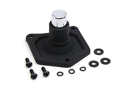 Rullo Cycles Black Solenoid Cover Starter Push Button