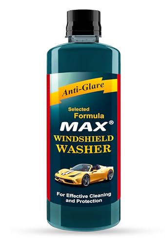Max Windshield Washer Fluid Concentrate (500 Ml)  Antifreeze Formula | Car Windshield Cleaner, Streakfree Wiper Fluid | Lubric