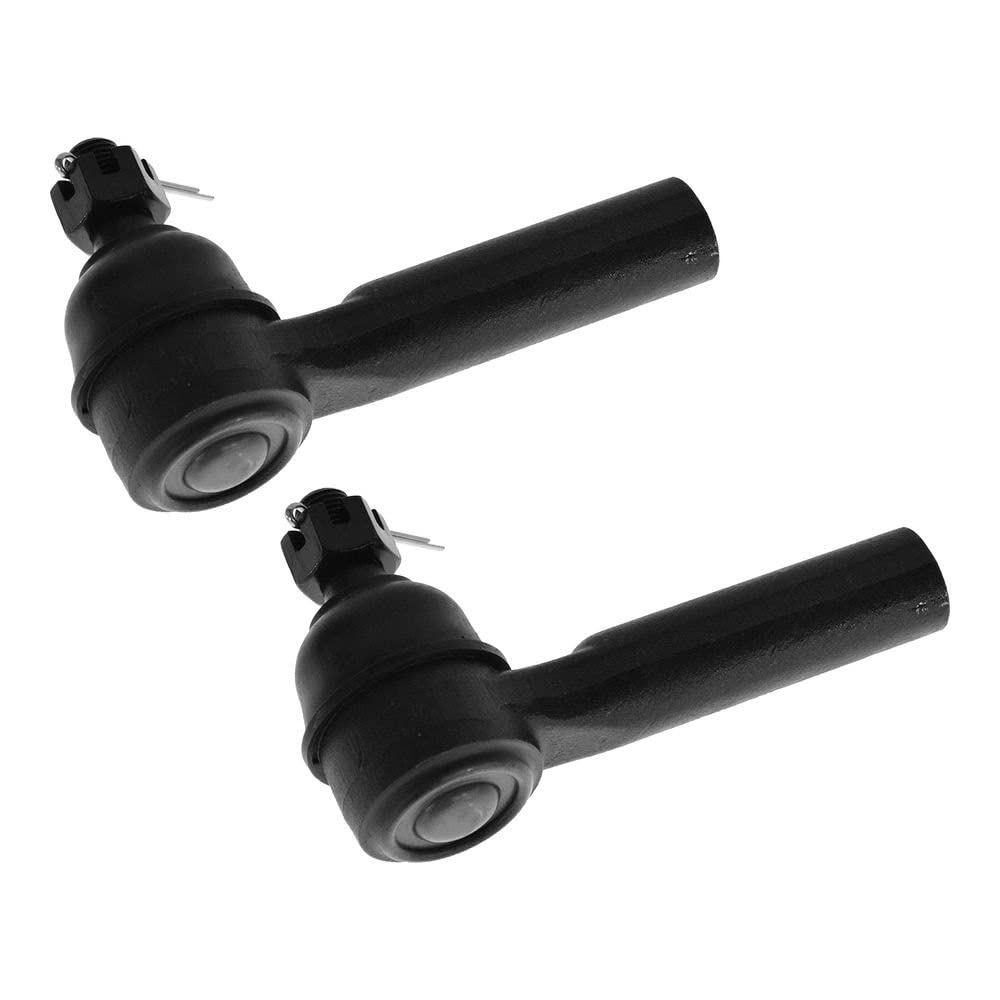 TRQ Front Outer Tie Rod Set Compatible with 2002-2008 Dodge Ram 1500 2003-2010 Ram 2500 Ram 3500