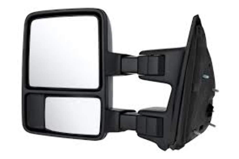 Fits 08-12 Super Duty P/U 13-14 F150 Left Dr Lower Heated Mirror Glass W/Holder