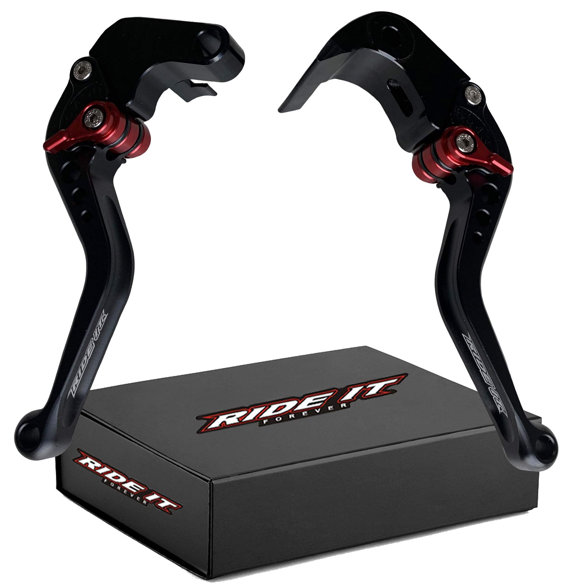 Ride It Forever Short Brake Clutch Levers For Gsxr600 Gsxr750 2006-2022, Gsxr1000 2009-2022,Gsxr 1000 2005-2006,Gsx-S1000/F/Abs 2015-2020,Katana 2020-Black