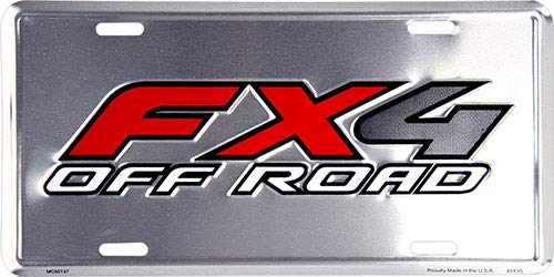 Signs 4 Fun Parody License Plate  Fx4 Off Road  12 X 6 Decorative License Plate  Decoration Plate For Vehicle/Wall  Man Cave Dec