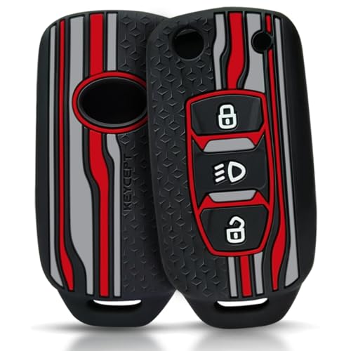 Keycept Tristar Key Cover For Tata Tiago | Nexon | Altroz | Punch | Tigor | Zest | Bolt | Curvv | Hexa | Ev And Facelift For 3 B