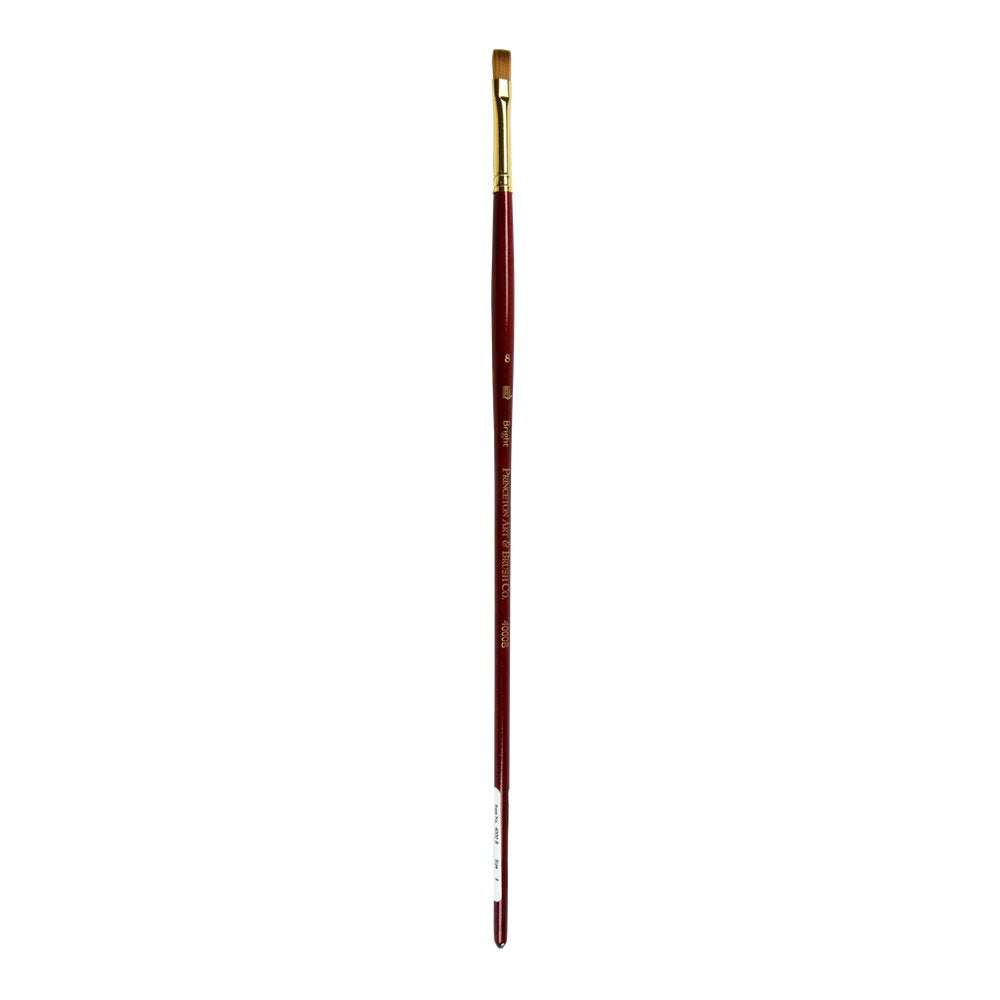 Princeton Brush Heritage Synthetic Sable Oil & Acrylic Brush, Bright, 8