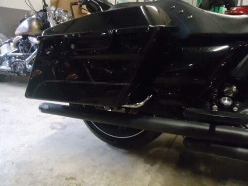 2014-2022 Black Saddle Bag Bar Guard Bags Guards Eliminator Remove Support Bracket Harley Davidson Touring Electra Glide Road Ki