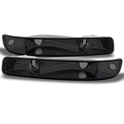 Akkon - For Gmc Sierra Yukon Front Bumper Signal Lights Parking Lamps Smoke