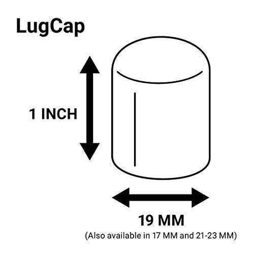 Colorlugs Vinyl Lug Nut Cover | Blue | Flexible Fit Wheel Lug Nut Cap | Fits 19 Mm | Pack Of 20 | Includes Deluxe Extractor | Ma