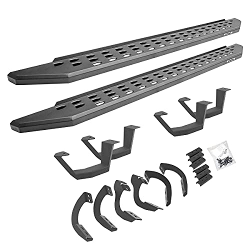 Go Rhino 6944256820Pc Rb20 Running Boards With Mounting Brackets, 2 Pairs Drop Steps Kit For 14-24 4Runner (Sport Utility)