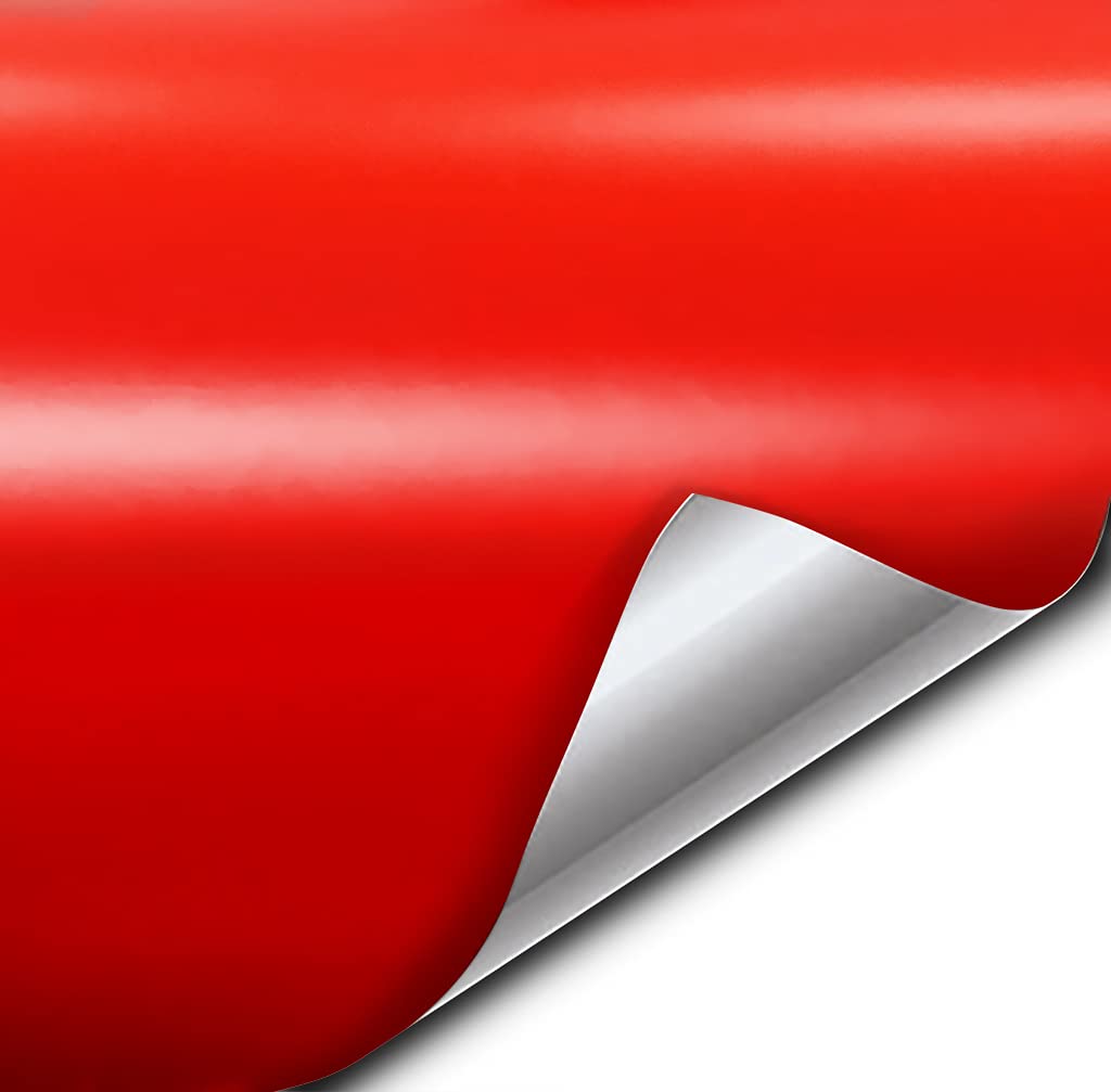 Vvivid+ Premium Vinyl Wrap Film (3Ft X 5Ft, Matte Rosso Corsa (Ferrari) Red)