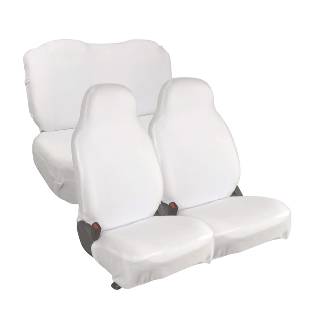 AUTOXYGEN Car Towel Seat Cover Accessories Front & Rear 100% Pure Cotton Fabric, Sweat Control Complete for Alto/Alto 800/Alto K