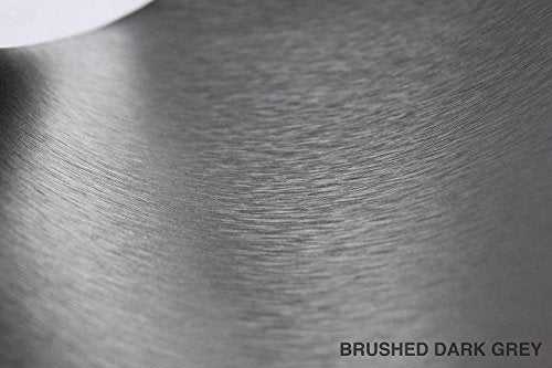 Vvivid Xpo Gunmetal Grey Brushed Metallic Steel 5Ft Vinyl Wrap Roll With Air Release Technology (5Ft X 3Ft)