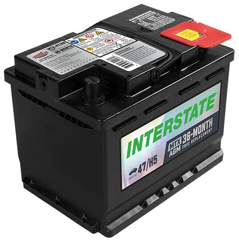 Interstate Batteries Mega-Tron® 12V Automotive Battery 60Ah, 650CCA, Group Size H5, AGM Replacement for Cars, SUVs, Trucks