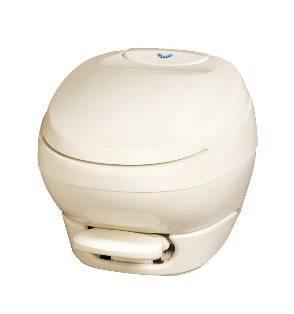 Thetford Aqua-Magic Bravura Rv Toilet Pedal Flush / Low Profile / Parchment - Thetford 31119