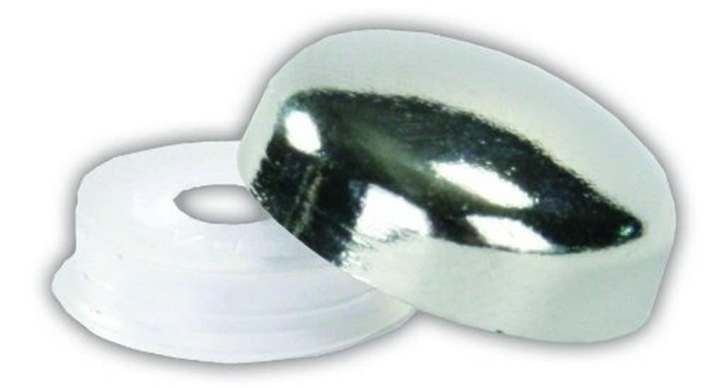 Jr Products 20405 Screw Covers, Pack Of 14 - Chrome