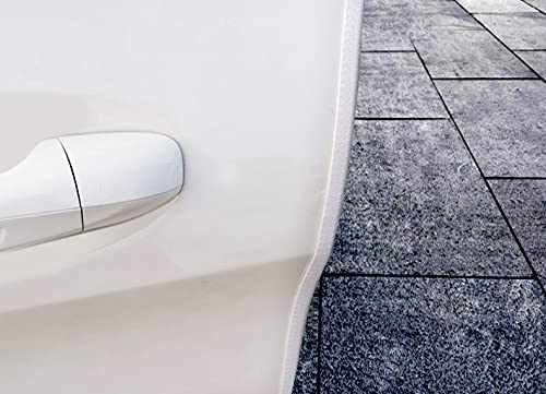 Goldwheel White Edge Trim U-Channel Rubber Trim Edge with Metal 1/2'' X 3/8'' - Fit Gap 3/64'' to1/4 Car Door Edge Sealing Strip