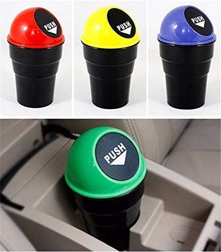 Arura Car Mini dustbin Holder Home Office Table Room Cars Dustbin (Multi Color)