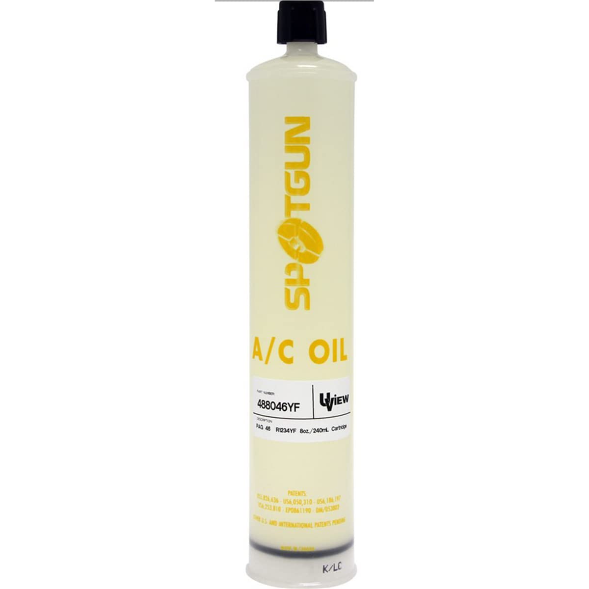 Uview Uvw-488046Yf Pag Oil Cartridge 1234Yf, 46 Viscosity, 8Oz-240Ml