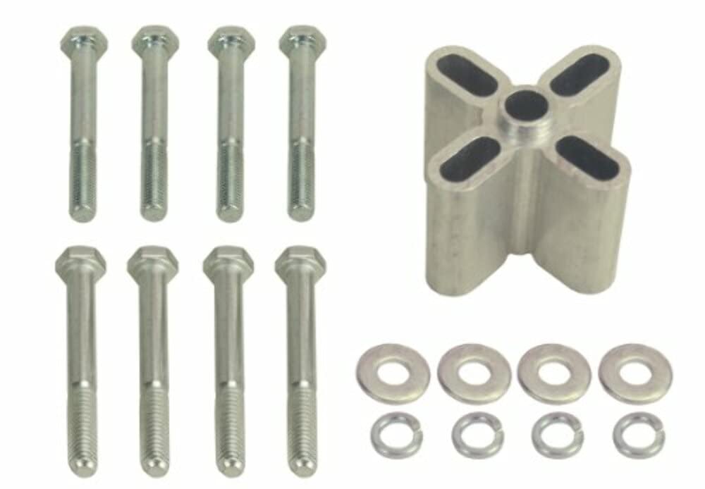 Derale 31520 2 Fan Spacer Silver