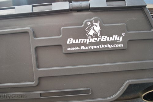 BumperBully Rear Bumper Guard - BLACK EDITION, Polyvinyl Chloride, Model BBULLY-3CM, Outdoor Protection, Color Black