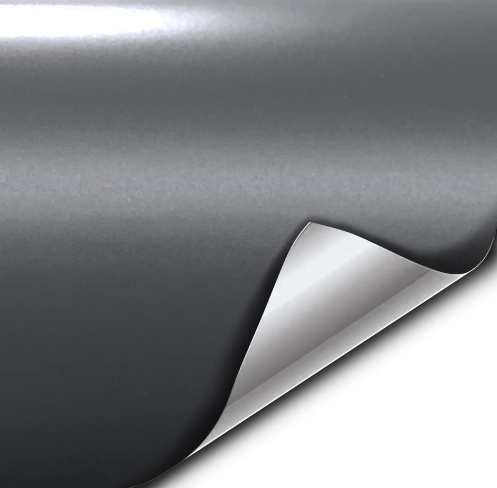 Vvivid+ Matte Slate Grey (Grigio Telesto) Vinyl Wrap Adhesive Film (3Ft X 5Ft)