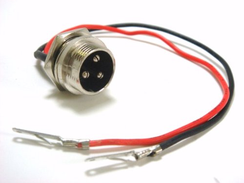 PCC MOTOR 1Z 3 Prong Charging Jack for Electric Gas Scooters for Razor