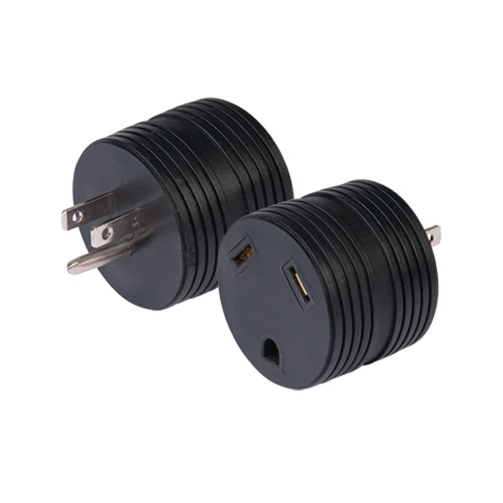 Marinco 1530Rvsa-B Round Rv Adapter - 30A (125V) Female To 15A (125V) Male