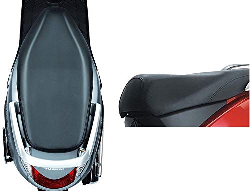 Guance Thread Fitting Artificial Lather (Black) Waterproof Seat Cover for Okinawa Praise(Pack of 1 Pcs)