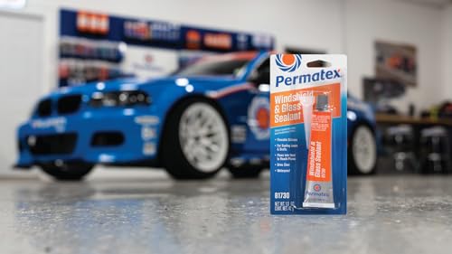 Permatex Flowable Silicone Windshield & Glass Sealer, 1.5 oz, Multicolor, Model 81730