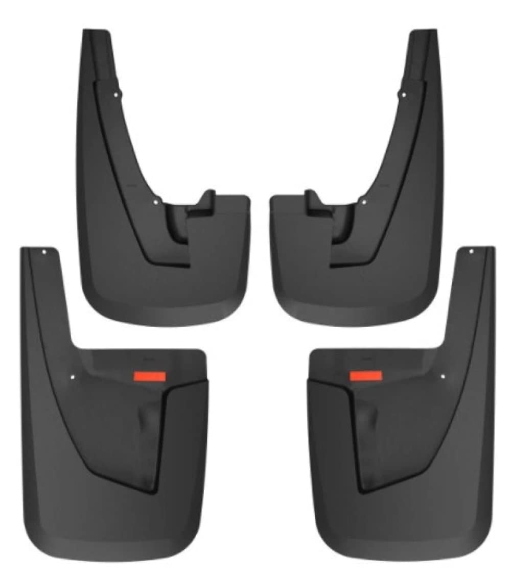 Husky Liners — Front & Rear Mud Guards | Fits 2019-2024 Ram 2500, Ram 3500 (Without Fender Flares & Excludes Dually, Front & Rear - Black, 4 Pc | 58046