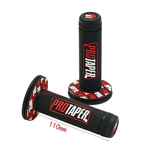 0769FUWU Universal 22mm Twist Throttle Grip + Cable for 250cc Dirt Bike - Red, Model 65465412666, Rubber Material