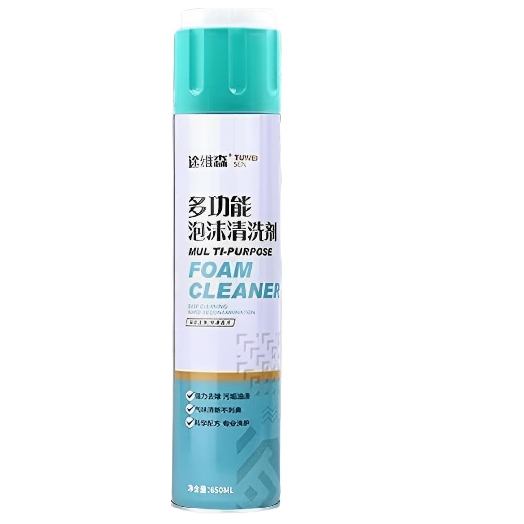 Iconicgreen Multipurpose Foam Cleaner Spray, Car Seat/Exterior & Interior, Shoes, Sofa Cleaning Spray (650Ml)  Pack Of 1