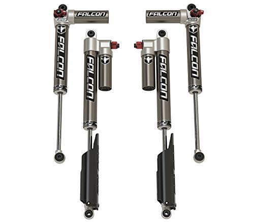 Falcon JT Falcon SP2 Piggyback Shocks - Fast Adjust for 3.5-4.5” Lift, Aluminum, Model 14-02-33-400-200